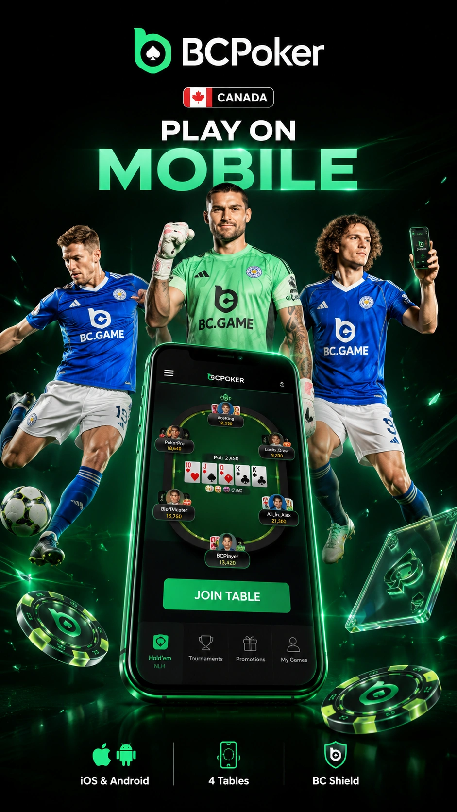 Mobile casino app and gaming platform