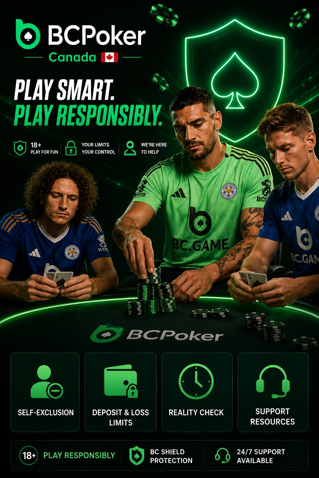 Responsible gaming and player safety information